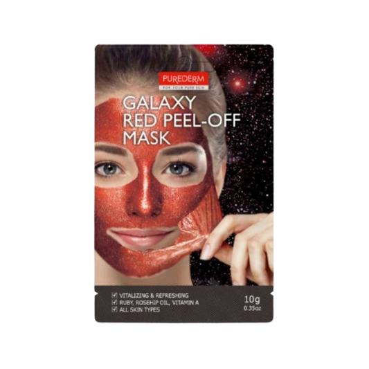 מסכת פילינג מתקלפת בצבע אדום לחידוש ושיפור מראה עור הפנים - פיורדרם