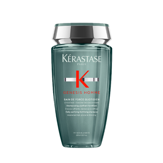 שמפו 'בן דה פורס' לחיזוק וטיהור וסיוע בחיזוק סיב השערה והפחתת דילול מסדרת ג'נסיס לגבר 250 מ"ל - קרסטס