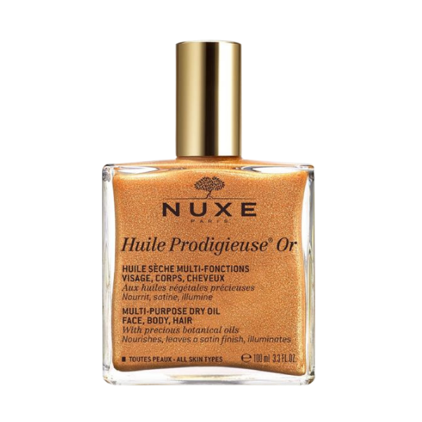שמן רב שימושי גליטר מוזהב 'huile prodigieuse OR' עשיר 100 מ"ל - Nuxe