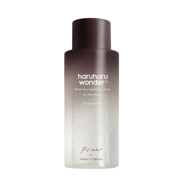 haruharu wonder טונר אורז שחור לעור רגיש