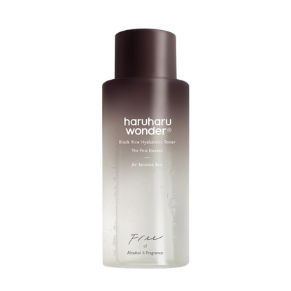 haruharu wonder טונר אורז שחור לעור רגיש