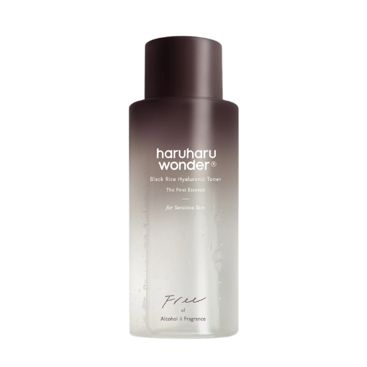 haruharu wonder טונר אורז שחור לעור רגיש