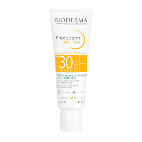 קרם הגנה SPF30 לעור הנוטה לאקנה ופצעונים בעור הפנים מסדרת 'פוטודרם' 40 מ"ל - ביודרמה