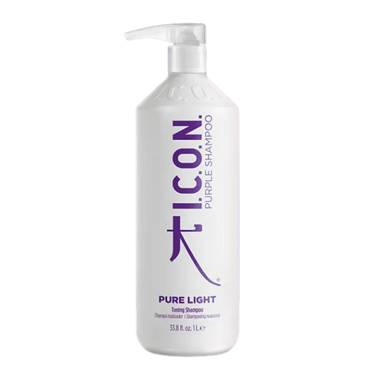 שמפו סילבר ללא מלחים לנטרול גוונים צהובים לא רצויים בשיער מובהר 1000 מ"ל - אייקון