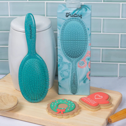 מברשת להתרת קשרים מושלמת בצבע ירוק מנצנץ - פרמר