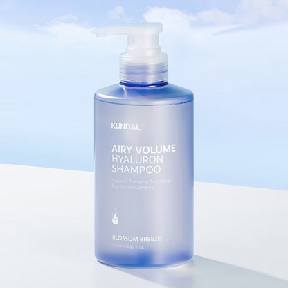 שמפו 'היאלורון' המעניק נפח אוורירי לשיער דק וחסר נפח 500 מ"ל - KUNDAL
