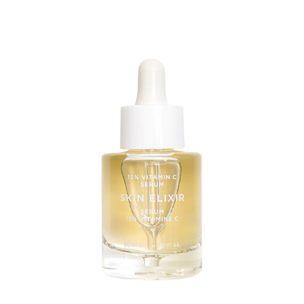 סרום ויטמין סי 15% 'SKIN ELIXIR' להבהרת כתמי פיגמנטציה והענקת זוהר 30 מ"ל - אייקוניקס