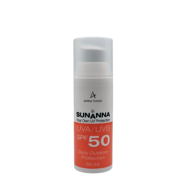 קרם הגנה יומיומי בעל מקדם הגנה SPF50 המתאים לעור רגיש 50 מ"ל - אנה לוטן