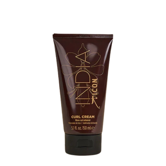 קרם לעיצוב תלתלים המעניק ברק והזנה לשיער מסדרת 'אינדיה' 150 מ"ל - אייקון