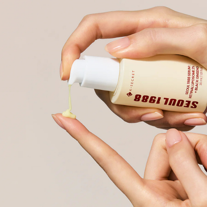 סרום 2% רטינל ליפוזום + תמצית ג'ינסנג שחור למיצוק והחלקת עור הפנים 30 מ"ל - SEOUL 1988