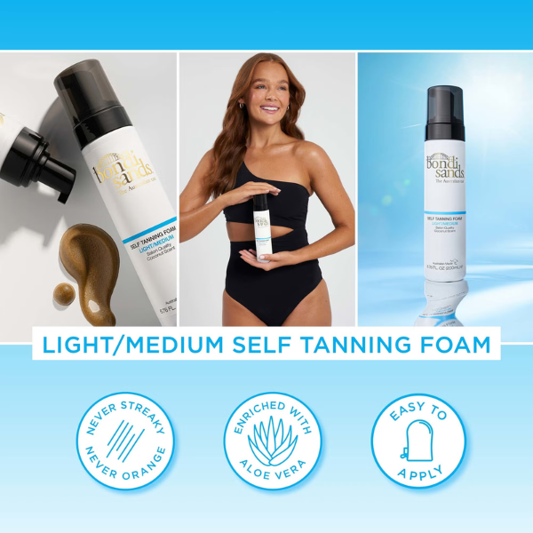 self tanning foam light/medium Bondi Sands