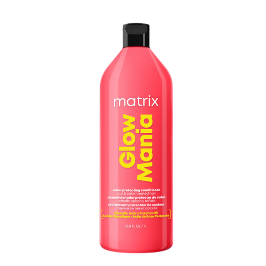 מרכך לשמירה וטיפול בשיער צבוע וחסר חיות מסדרת 'גלואו מניה' 1000 מ"ל - מטריקס