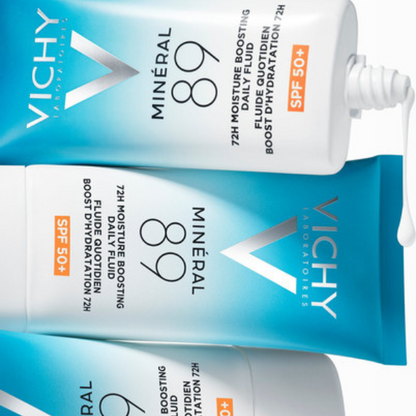 מינרל 89 תחליב הגנה SPF50+ המשמר את הלחות בעור הפנים עד 72 שעות 50 מ"ל - וישי
