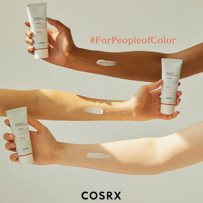 קרם הגנה ויטמין E בעל SPF50+ שאינו משאיר סימנים לבנים על עור הפנים 50 מ"ל - COSRX