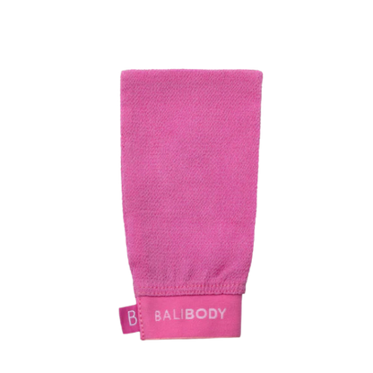 כפפת פילינג ורודה להכנת העור לשיזוף - באלי בודי