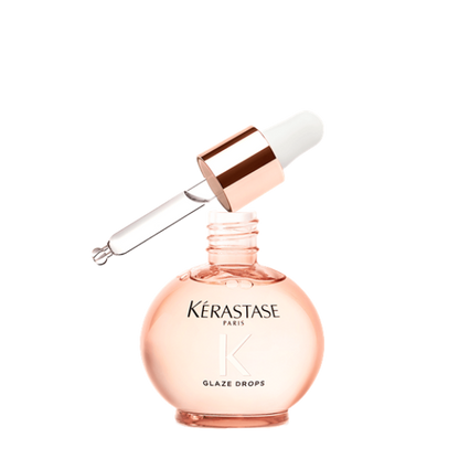 שמן 'גלייז דרופס' קל-משקל המעניק ברק עוצמתי וזוהר לשיער הנוטה לפריז מסדרת גלוס אבסולו 45 מ"ל - קרסטס