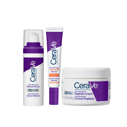 מארז אנטי אייג'ינג מסדרת 'סקין רינווינג' - סרווה