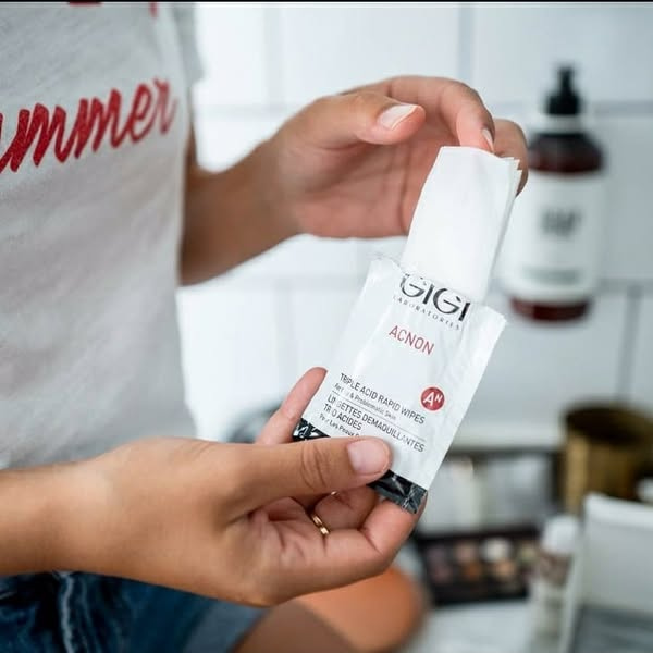 Gigi Acnon Triple Acid Rapid Wipes