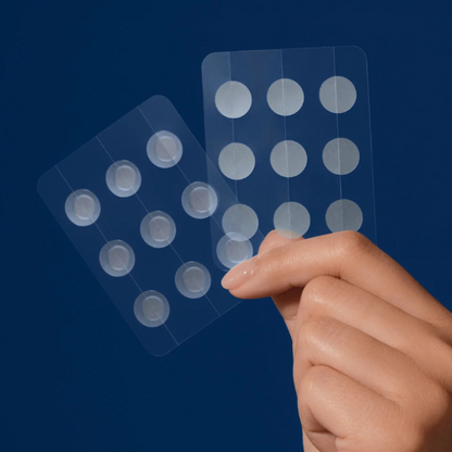 מארז מדבקות 'מייטי פאצ' לטיפול בפצעונים דקות במיוחד לשימוש ביום ובלילה 12 יח' - Hero