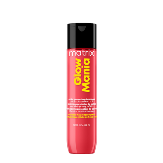 שמפו ללא מלחים לטיפול בשיער צבוע וחסר חיות מסדרת 'גלואו מניה' 300 מ"ל - מטריקס