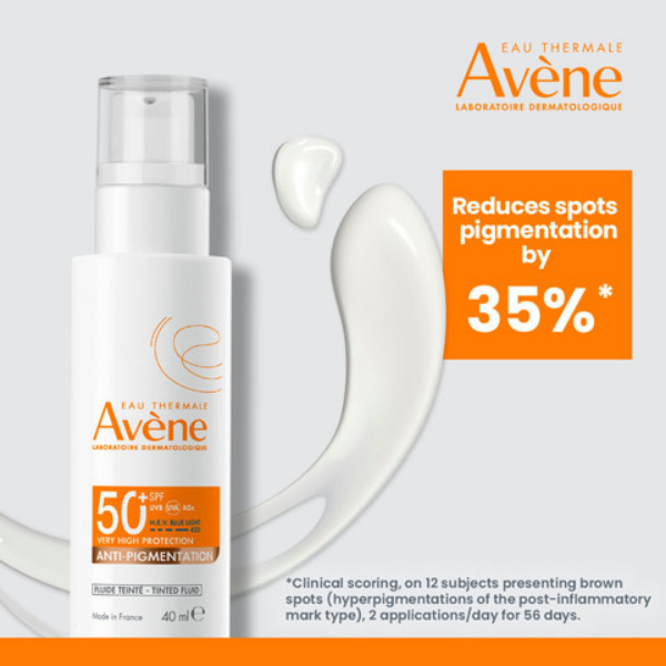 תחליב הגנה קליל מהשמש SPF50 נגד כתמי פיגמנטציה 40 מ"ל - Avene