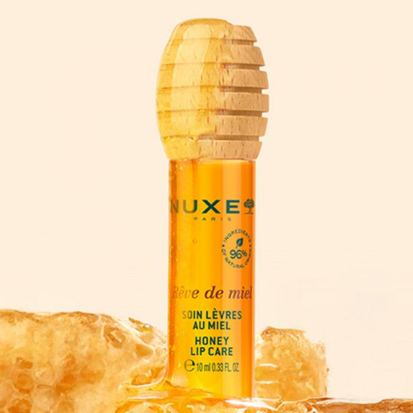 גלוס דבש מטפח לשפתיים מסדרת 'רבה דה מיאל' - Nuxe