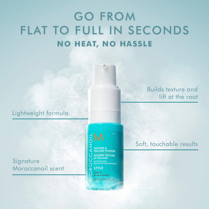 אבקת טקסטורה ונפח לשיער דק עד בינוני - מרוקן אויל