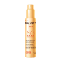 ספריי הגנה מהשמש SPF-50 לפנים ולגוף מסדרת 'סאן' 150 מ"ל - Nuxe