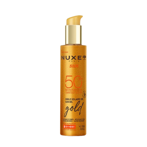 שמן שיזוף SPF50 לגוף מסדרת 'סאן' 150 מ"ל - Nuxe