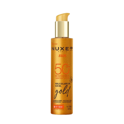 שמן שיזוף SPF50 לגוף מסדרת 'סאן' 150 מ"ל - Nuxe