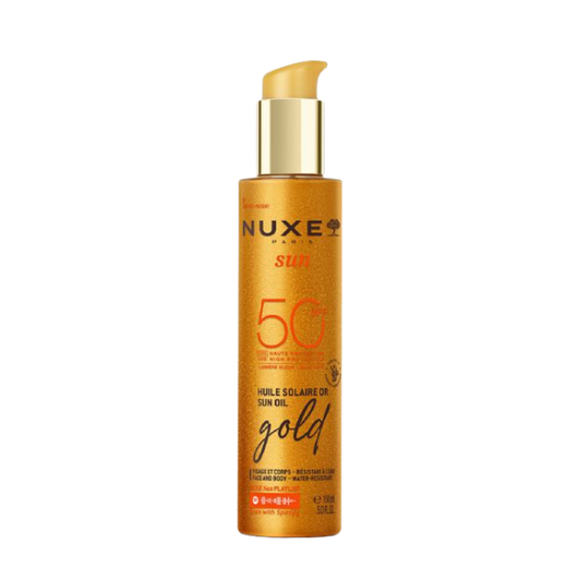 שמן שיזוף SPF50 לגוף מסדרת 'סאן' 150 מ"ל - Nuxe