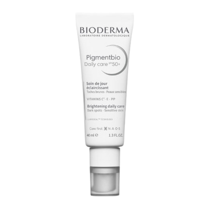 קרם יום SPF50 להבהרת כתמי פיגמנטציה בעור הפנים מסדרת 'פיגמנטביו' 40 מ"ל - ביודרמה