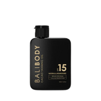שמן שיזוף קקאו בעל SPF15 העוזר להשיג שיזוף טבעי ועמוק 100 מ"ל - באלי בודי