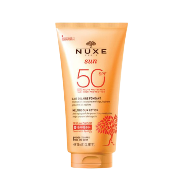 קרם הגנה מהשמש SPF50 לפנים ולגוף 150 מ"ל - Nuxe