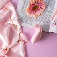  Blush Suction Vibrator Natural Glow