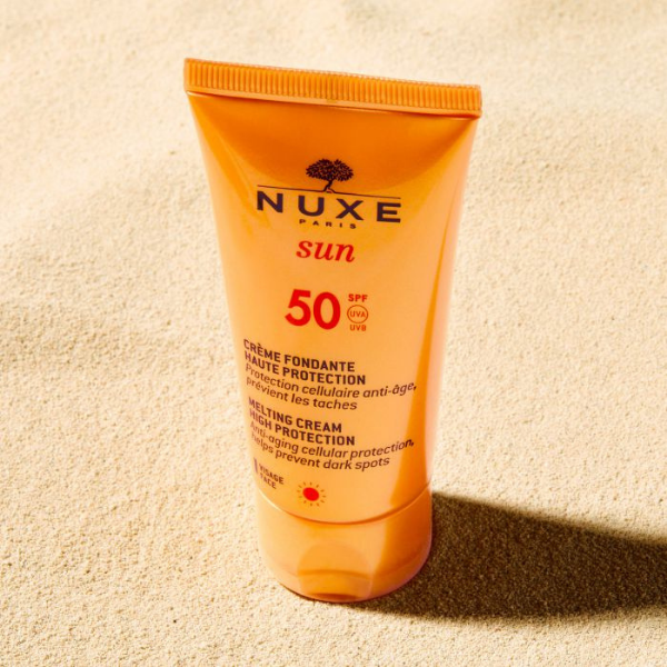 קרם הגנה מהשמש SPF50 לפנים מסדרת 'סאן' 50 מ"ל - Nuxe