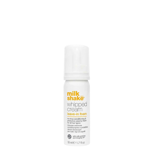 מוס קרמי ללא שטיפה להגנה והענקת רכות לשיער עבה 50 מ"ל - מילקשייק