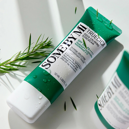 קרם הגנה SPF50+ קליל המרגיע את עור הפנים מבדת '30 ימים' 50 מ"ל - SOME BY ME