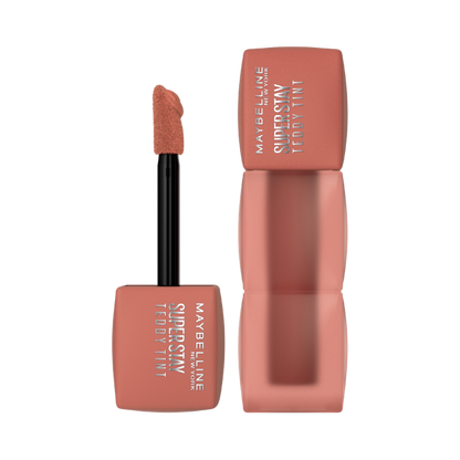 שפתון טינט 'סופר סטיי טדי טינט' עמיד לעד 12 שעות - מייבלין