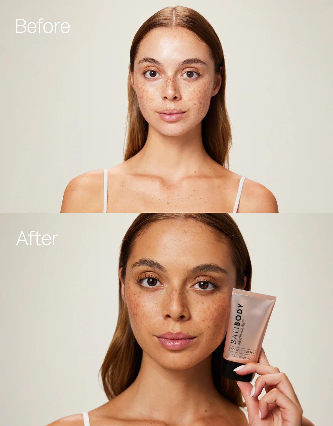 דמי מייקאפ BB Cream SPF15 המעניק גוון אחיד וזוהר לעור הפנים 35 מ"ל - באלי בודי