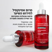 דרקוס סרום רג'ין אמינקסיל לחידוש ומניעת נשירה כתוצאה משבירה 90 מ"ל - וישי