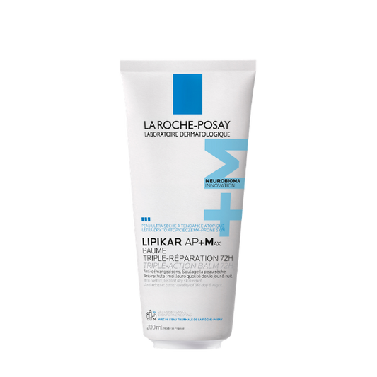 קרם גוף 'ליפיקאר באום AP+MAX' לעור יבש במיוחד עד עור הנוטה לאטופי  200 מ"ל - לה רוש פוזה