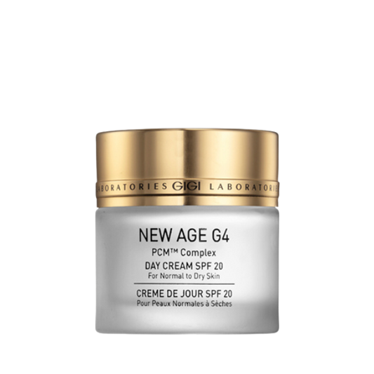 קרם לחות ליום SPF20 מסדרת ניו אייג ג'י-4 לעור יבש 50 מ"ל - ג'יג'י