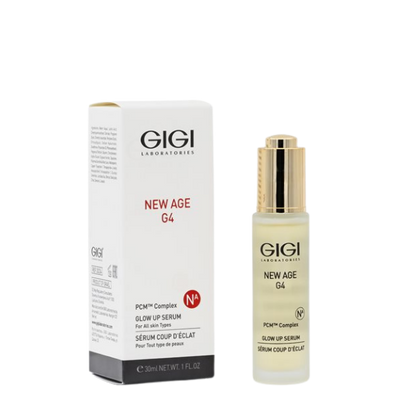 סרום 'גלואו אפ סרום' המעניק מראה זוהר לעור מסדרת ניו אייג' ג'י-4 30 מ"ל - ג'יג'י