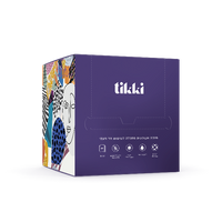 מארז 50 מגבות פנים אקולוגיות חד פעמיות 30X30 ס"מ - tikki