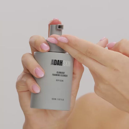 קצף ניקוי 'גלואו רייז' המנקה שאריות איפור ולכלוך מבלי לייבש את העור 150 מ"ל - עדה לזורגן