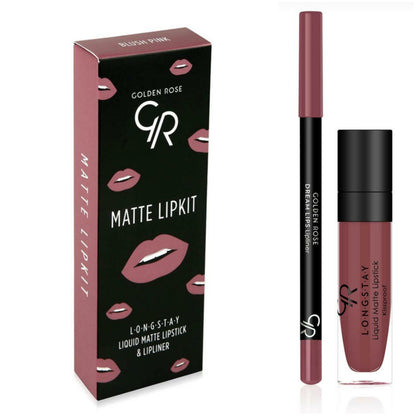 Golden Rose Matte Lipkit